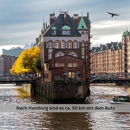 Lodge Of Africa - Einzigartige Themenzimmer, Eingezaeunten Garten, Sauna, Whirlpool & Kamin, Hunde Willkommen, Gasgrill, Voll Ausgestattete Kueche, Grosser Essbereich, Hamburg & Stade In Der Naehe Twielenfleth Buitenkant foto
