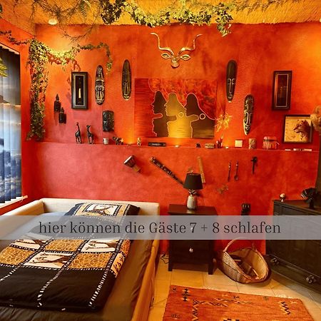 Lodge Of Africa - Einzigartige Themenzimmer, Eingezaeunten Garten, Sauna, Whirlpool & Kamin, Hunde Willkommen, Gasgrill, Voll Ausgestattete Kueche, Grosser Essbereich, Hamburg & Stade In Der Naehe Twielenfleth Buitenkant foto