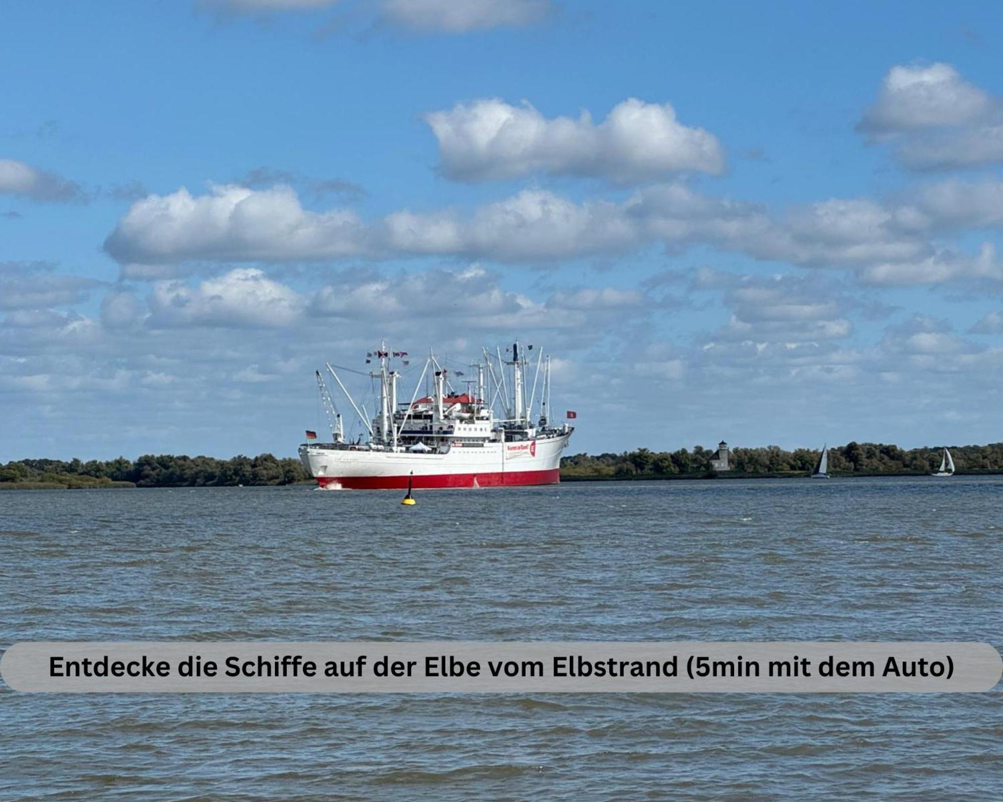 Lodge Of Africa - Einzigartige Themenzimmer, Eingezaeunten Garten, Sauna, Whirlpool & Kamin, Hunde Willkommen, Gasgrill, Voll Ausgestattete Kueche, Grosser Essbereich, Hamburg & Stade In Der Naehe Twielenfleth Buitenkant foto